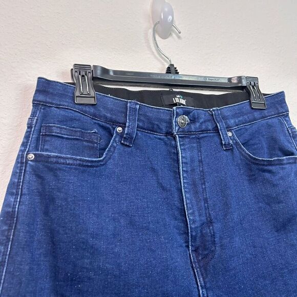 Lularoe Magic Waist Stretch Raw Hem Skinny Jeans Size 30 - Picture 5 of 14